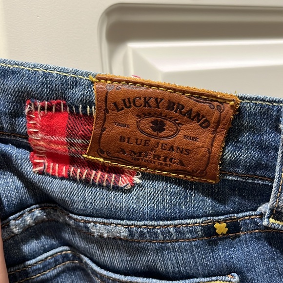 Lucky Brand Distressed Patchwork Jeans (“sweet n straight”) - Picture 6 of 6